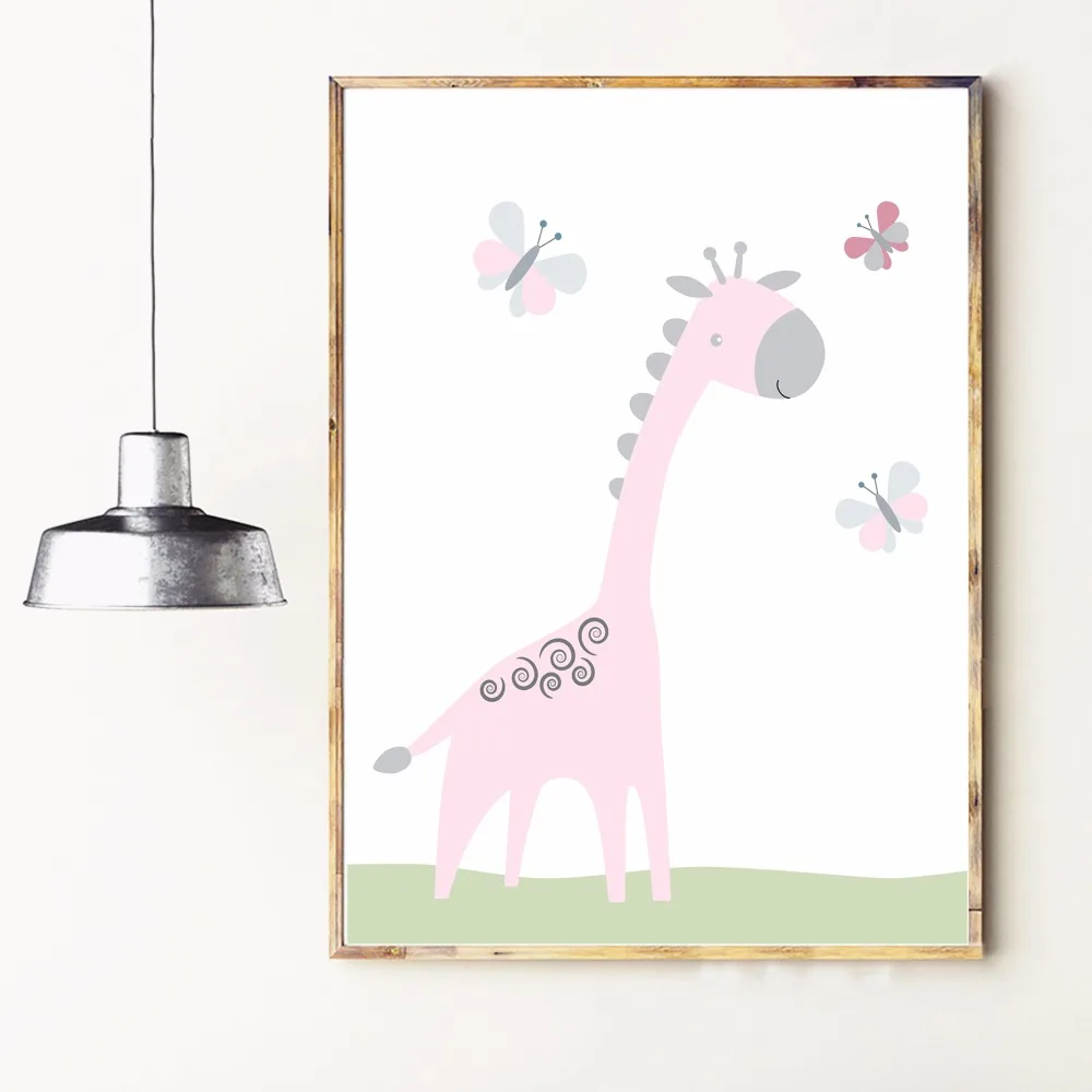 Elephant and Giraffe Nursery Canvas Art Print Painting Poster Wall Pictures For Kids Room Home Decorative Bedroom Decor No Frame
Elephant and Giraffe Nursery Canvas Art Print Painting Poster Wall Pictures For Kids Room Home Decorative Bedroom Decor No Frame
