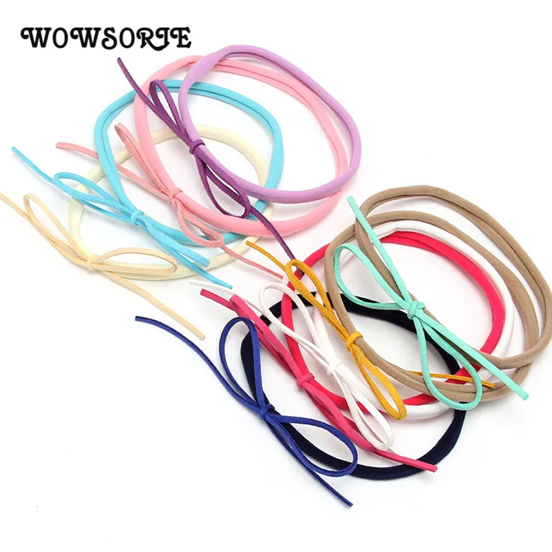 Wowsorie 2018 New Popular Seamless Flexible Ring DIY Bowknot Children Headband Nylon Hair Rope Elastic Girls Headbands 9 Colors
Wowsorie 2018 New Popular Seamless Flexible Ring DIY Bowknot Children Headband Nylon Hair Rope Elastic Girls Headbands 9 Colors