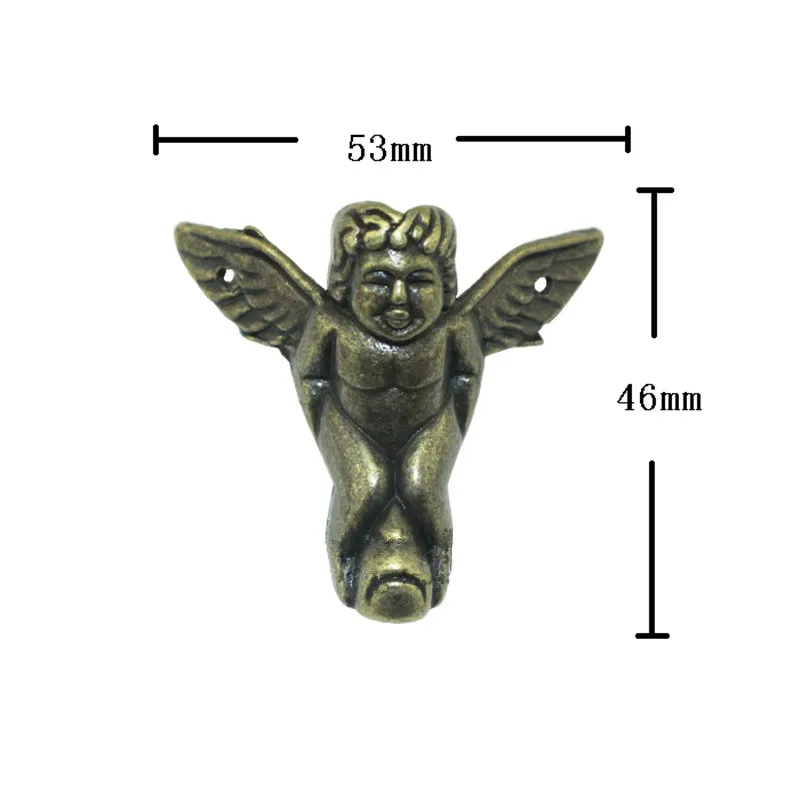 Wholesale Zinc Alloy Angel Footing,Decoration Legs,Vintage Wooden Box,Cabinet Corner,Bronze Tone Color,53*46mm,30Pcs
Wholesale Zinc Alloy Angel Footing,Decoration Legs,Vintage Wooden Box,Cabinet Corner,Bronze Tone Color,53*46mm,30Pcs