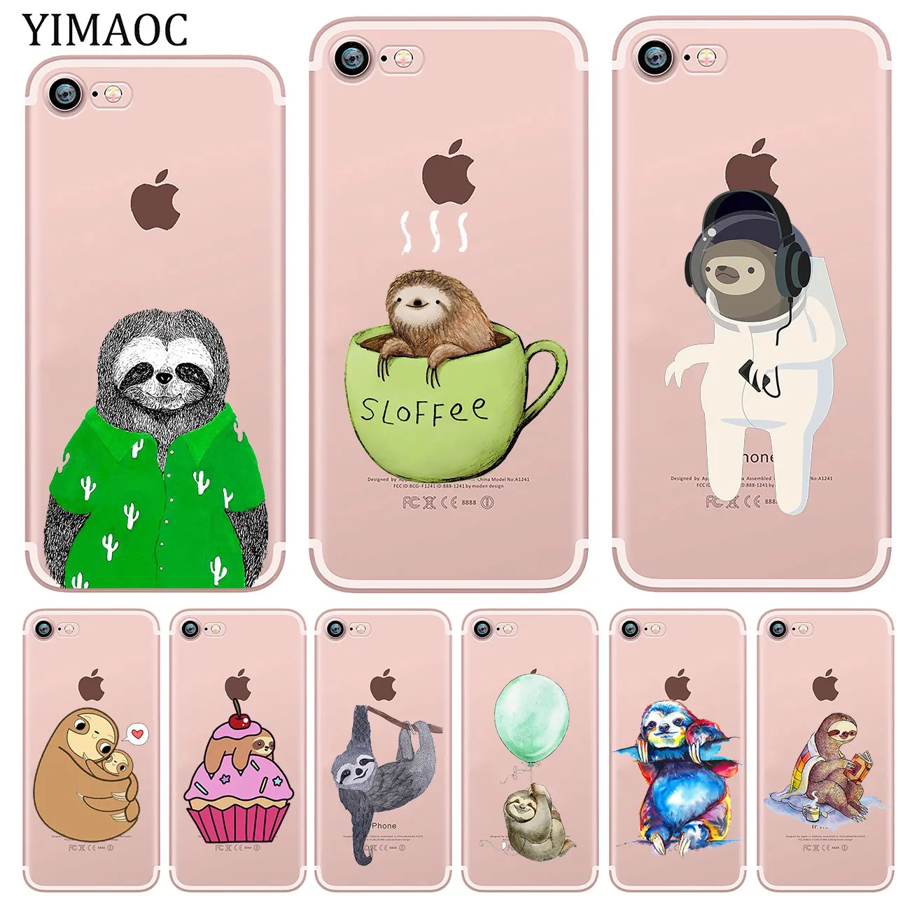 Мягкий силиконовый чехол YIMAOC для iPhone XR X XS 11 Pro Max 5 5S SE 6 6S 7 8 Plus 10 TPU|Бамперы| |