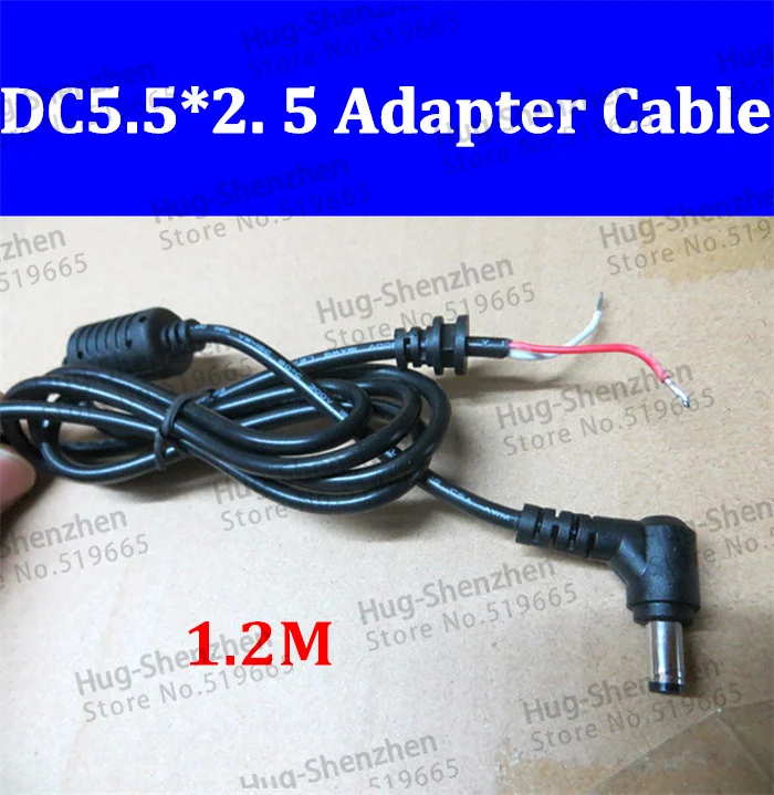2PCS 1.2m DC 5.5 x 2.5 5.5*2.5mm Power Supply Plug Connector With Cord / Cable For Toshiba Asus Lenovo Laptop Adapter
2PCS 1.2m DC 5.5 x 2.5 5.5*2.5mm Power Supply Plug Connector With Cord / Cable For Toshiba Asus Lenovo Laptop Adapter