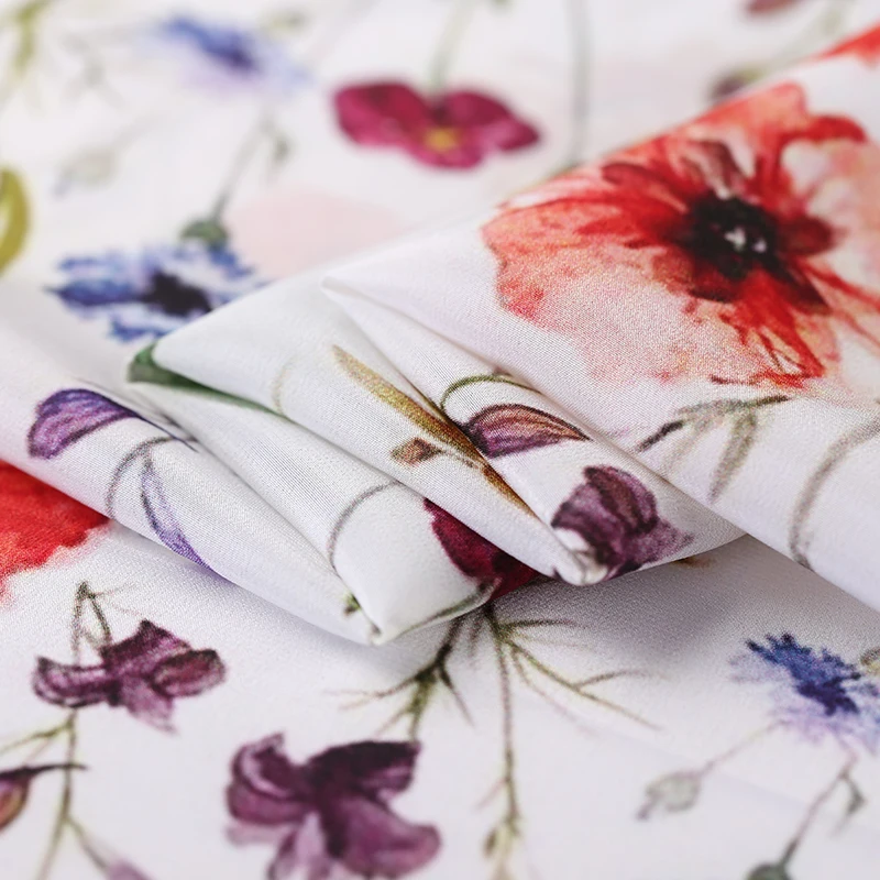 The new digital inkjet silk crepe de chine fabric summer breathable silk fabric for dress soft natural silk fabric silk cloth
The new digital inkjet silk crepe de chine fabric summer breathable silk fabric for dress soft natural silk fabric silk cloth