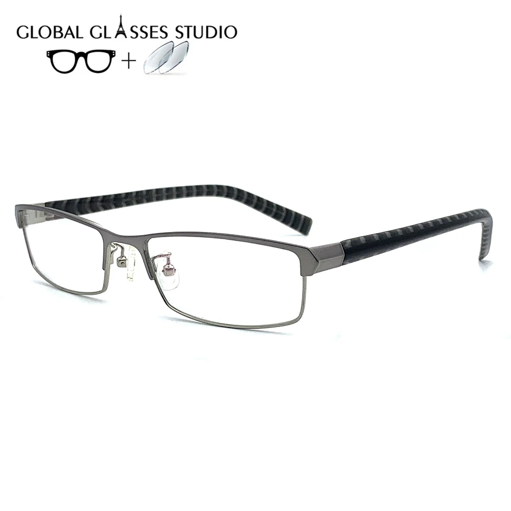 Men Metal Glasses Frame Eyewear Eyeglasses Reading Myopia Prescription Lens 1.56 Index LX-G14216
Men Metal Glasses Frame Eyewear Eyeglasses Reading Myopia Prescription Lens 1.56 Index LX-G14216