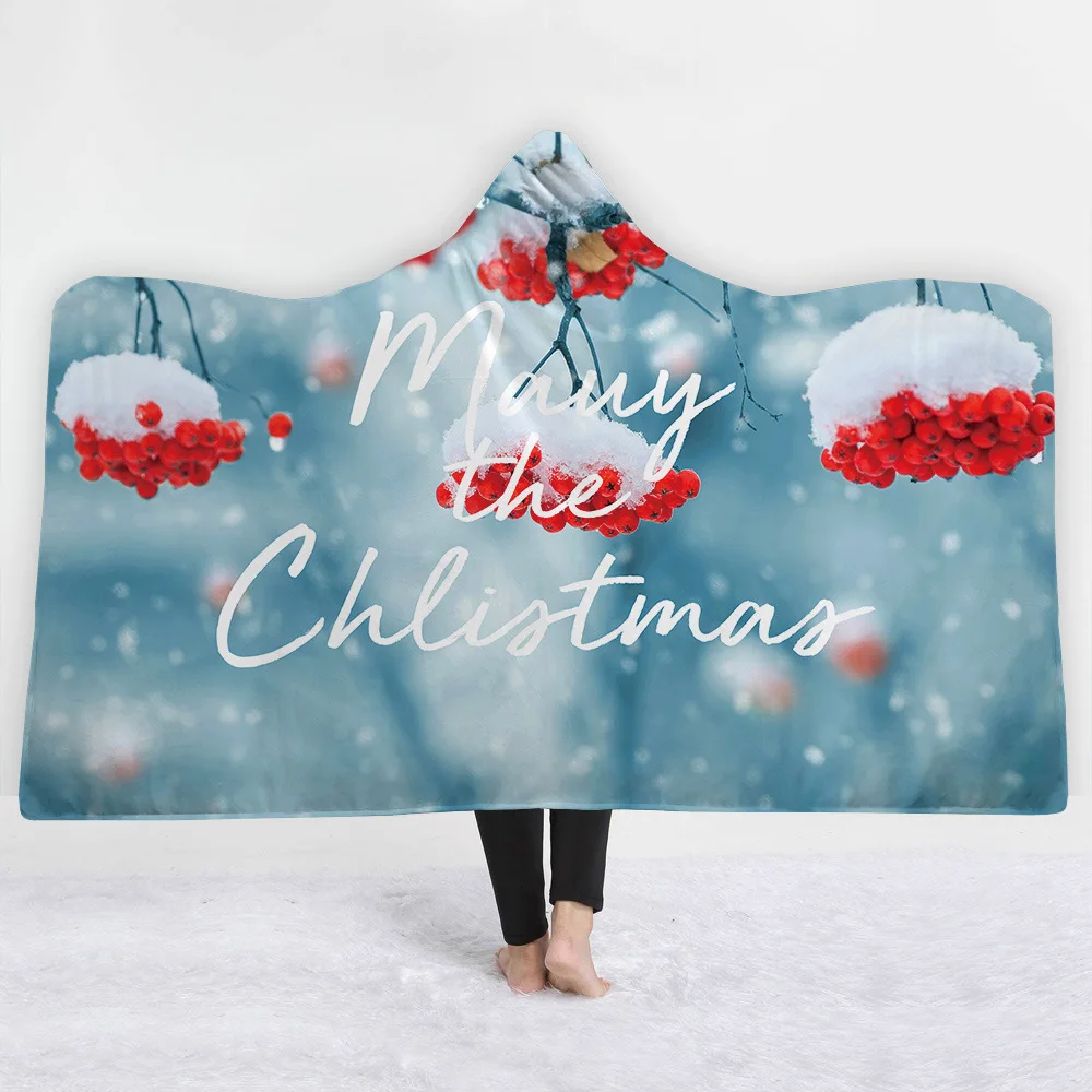 21 Styles Cute Christmas 3D Printed Plush Hooded Blanket for Beds ELK Socks Warm Wearable Soft Fleece Throw Blankets
21 Styles Cute Christmas 3D Printed Plush Hooded Blanket for Beds ELK Socks Warm Wearable Soft Fleece Throw Blankets