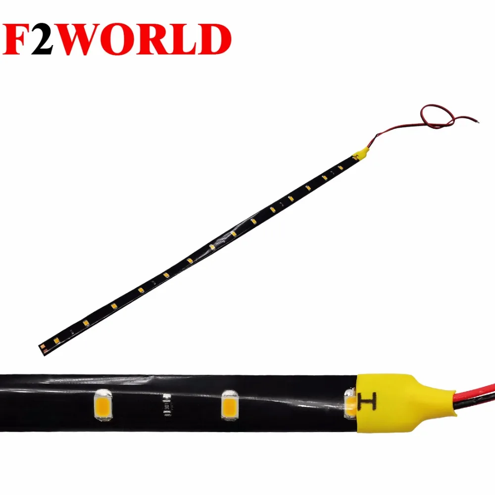 4 шт. * стайлинга автомобилей 12В 30 см 15SMD Водонепроницаемый тележка на колесах