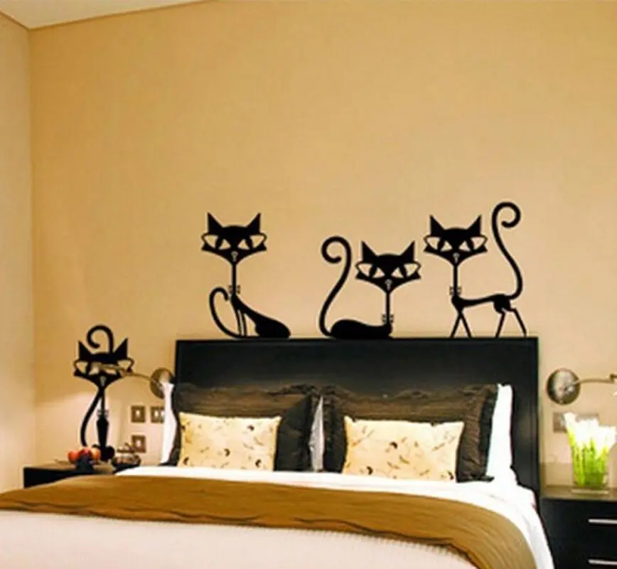 4 Different Black Cat Wall Decor For Kitten Living Room Children's Room Decoration Wall Stickers Can Remove DIY Cat Stickers
4 Different Black Cat Wall Decor For Kitten Living Room Children's Room Decoration Wall Stickers Can Remove DIY Cat Stickers