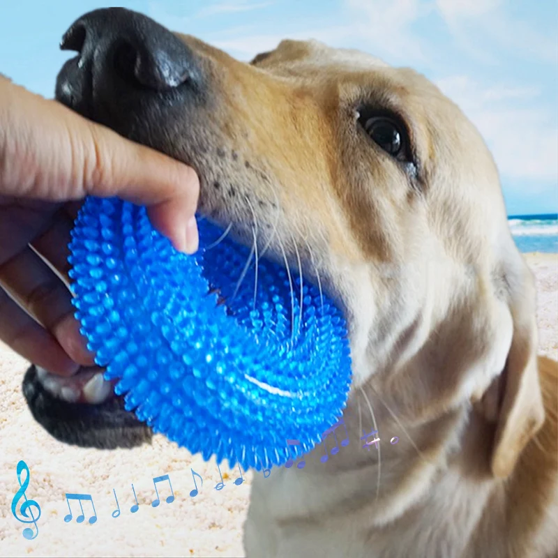 S/L Pet Dog Toys Bite-Proof Squeak Chew Pet Toy For Golden Retriever Large Dogs Training Chew Thorn Circle Ring Small Dog Toys 3
S/L Pet Dog Toys Bite-Proof Squeak Chew Pet Toy For Golden Retriever Large Dogs Training Chew Thorn Circle Ring Small Dog Toys 3