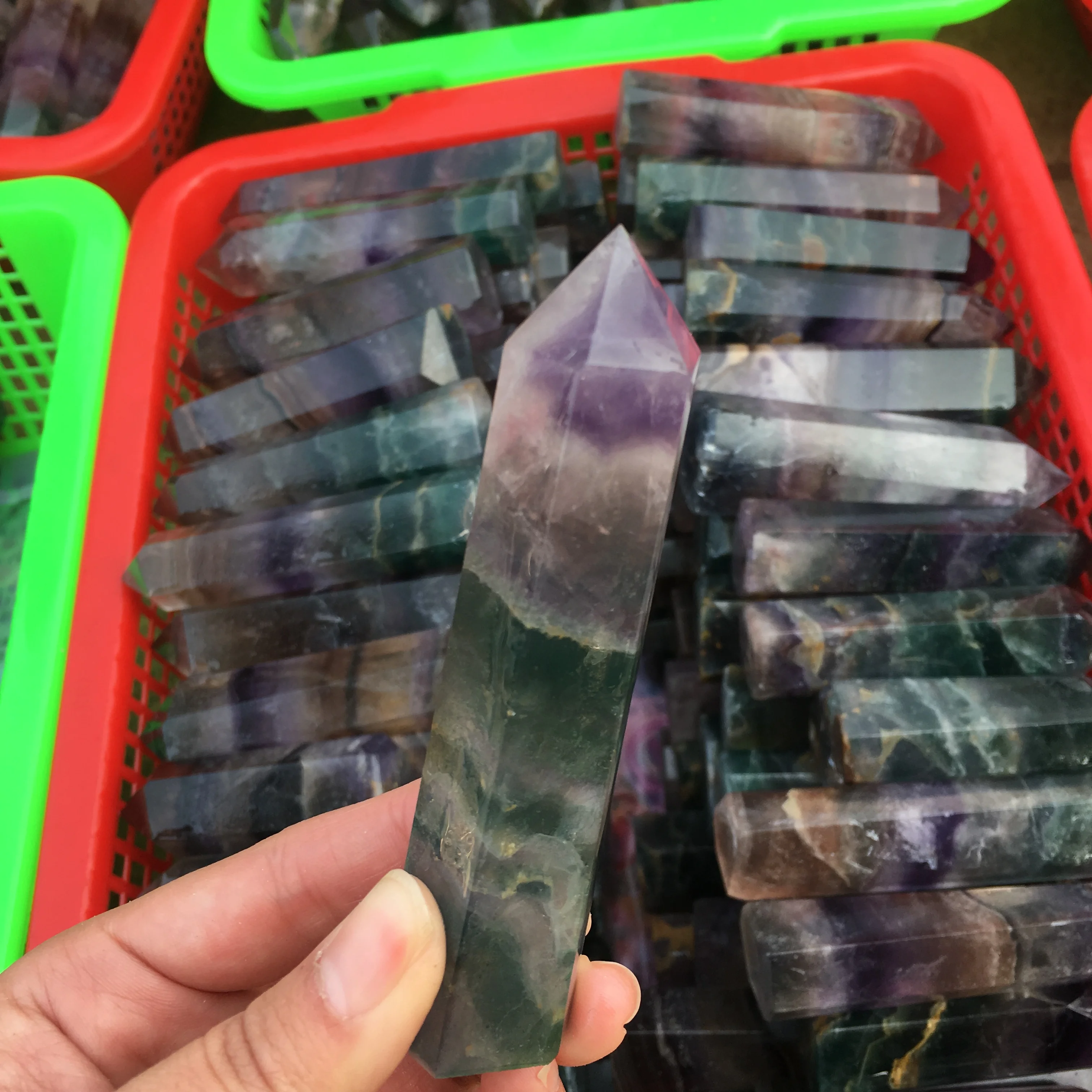 1000g Natural Fluorite Crystal Colorful Striped Fluorite Quartz Crystal Stone Point Healing
1000g Natural Fluorite Crystal Colorful Striped Fluorite Quartz Crystal Stone Point Healing