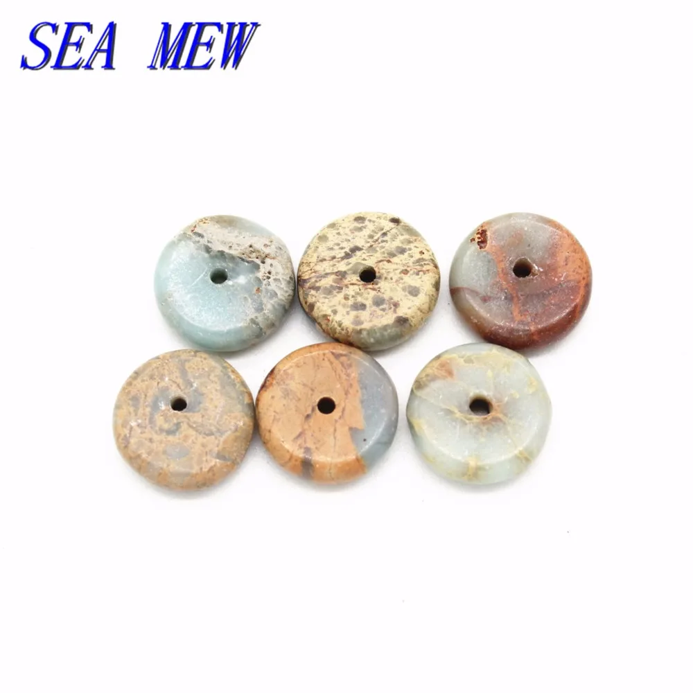 SEA MEW 30PCS 6/8/10/12mm Natural Optimize Agalmatolite Blue Gem Stone Beads Flat Beads Loose Spacer Beads For Jewelry Making
SEA MEW 30PCS 6/8/10/12mm Natural Optimize Agalmatolite Blue Gem Stone Beads Flat Beads Loose Spacer Beads For Jewelry Making