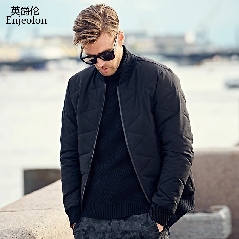 Enjeolon Brand Winter Thick Jacket Coat Men Parka Black Coat Jacket Men Thick Quilted Fashion Warm Jacket 3XL Coat Men MF0277
Enjeolon Brand Winter Thick Jacket Coat Men Parka Black Coat Jacket Men Thick Quilted Fashion Warm Jacket 3XL Coat Men MF0277