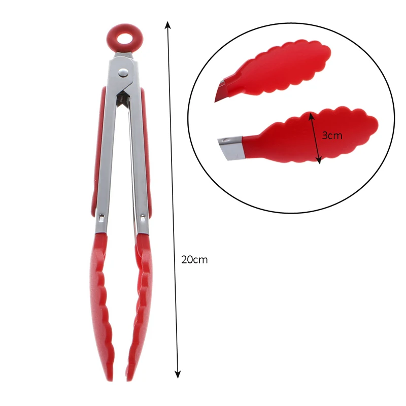 Large Size Stainless and Silicone Tongs Cooking Food Serving BBQ Tongs Handle Utensil Kitchen Tools High Quality
Large Size Stainless and Silicone Tongs Cooking Food Serving BBQ Tongs Handle Utensil Kitchen Tools High Quality