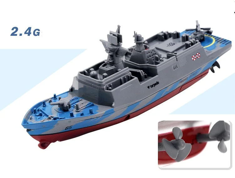 YUKALA 2.4G 4channels Remote Control wall ship High-Speed Mini RC racing Ship Boat |