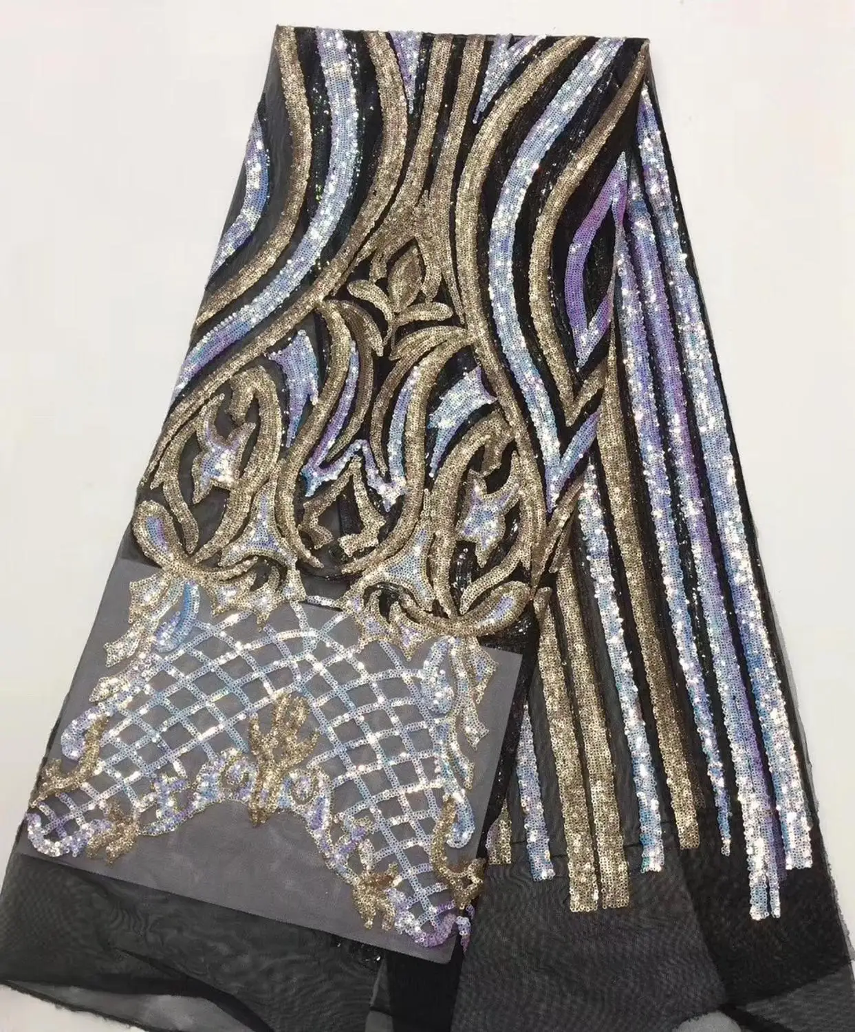 Latest African French Lace Fabric High Quality Nigerian Tulle Net Laces Fabrics With Sequins African Blue Lace Fabric TS8269
Latest African French Lace Fabric High Quality Nigerian Tulle Net Laces Fabrics With Sequins African Blue Lace Fabric TS8269