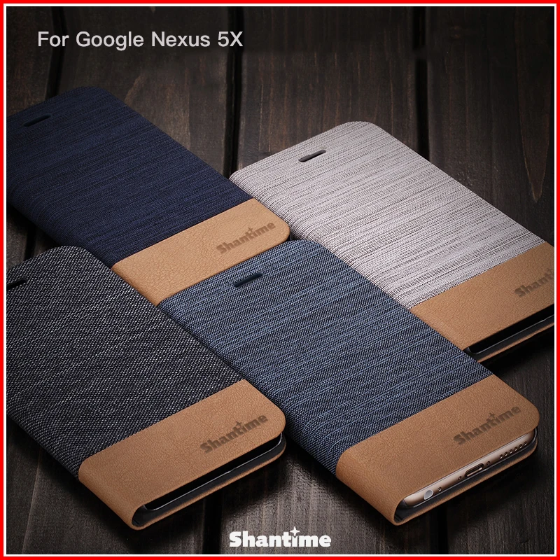 Чехол для телефона из искусственной кожи Google Nexus 5X флип-кейс деловой чехол Мягкая