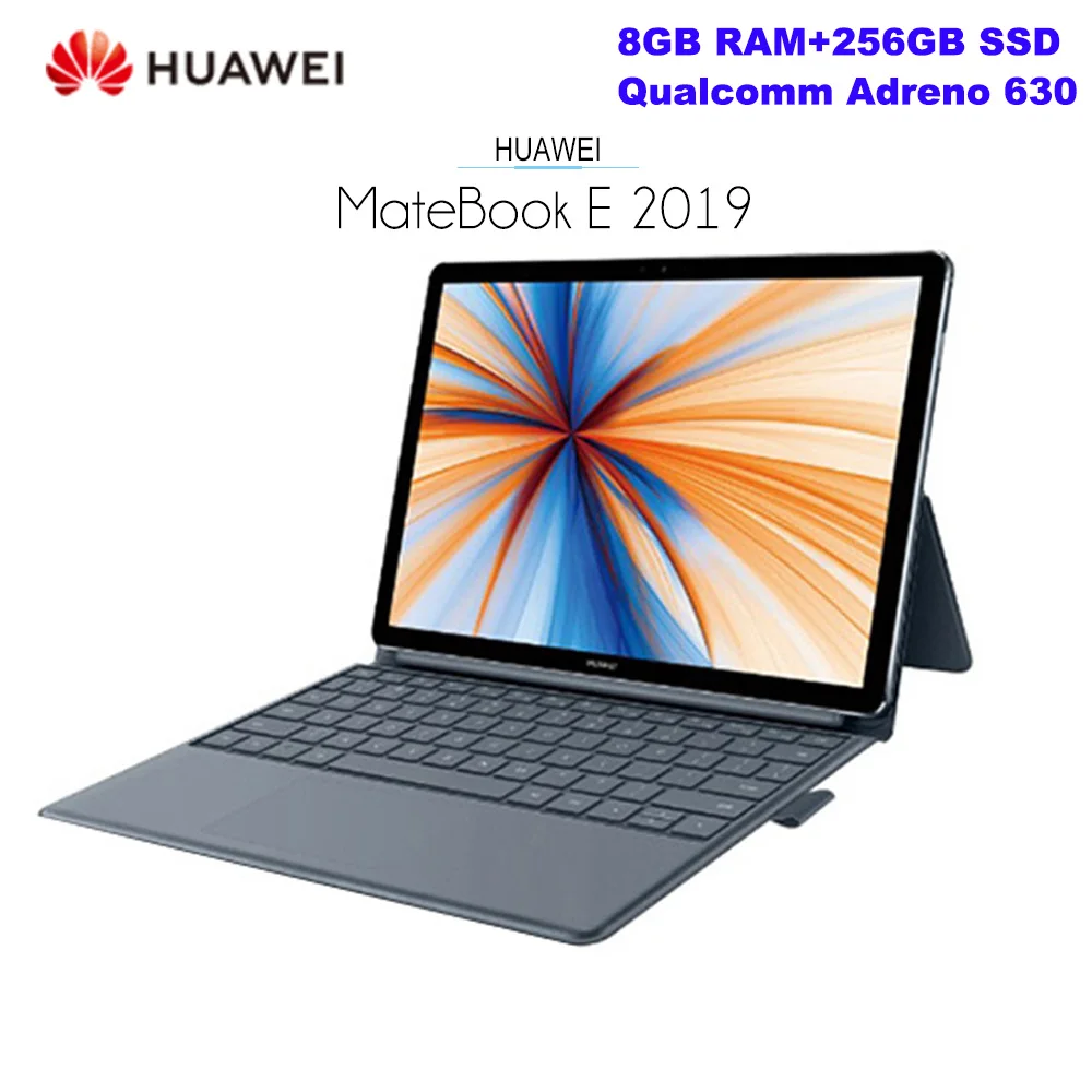 Оригинальный ноутбук HUAWEI MateBook E 12 0 ''FHD экран Windows 10 Qualcomm SDM850 Восьмиядерный 8 ГБ +