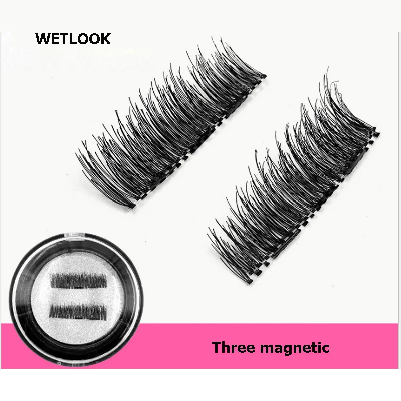 Eyelashes 3D magnet lashes False fake eye lashes Extension reusable With Three tiny Magnetic Fashion Natural Makeup Tools C201
Eyelashes 3D magnet lashes False fake eye lashes Extension reusable With Three tiny Magnetic Fashion Natural Makeup Tools C201