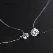 Женское Ожерелье и невидимая прозрачная леска простое ожерелье