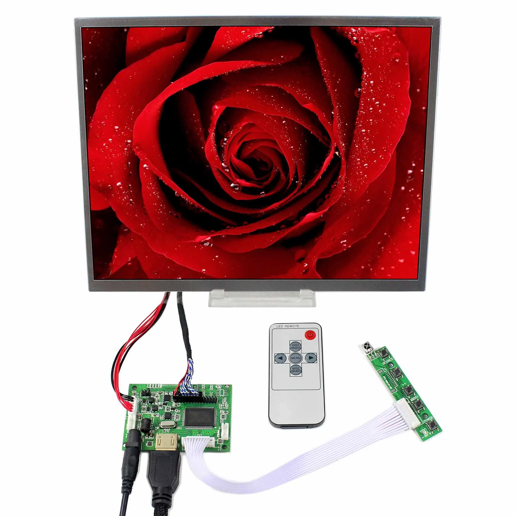 HD MI LCD Controller Board 12.1inch IPS LCD Screen 1024X768 Resolution HSD121KXN1-A10 Backlight WLED
HD MI LCD Controller Board 12.1inch IPS LCD Screen 1024X768 Resolution HSD121KXN1-A10 Backlight WLED