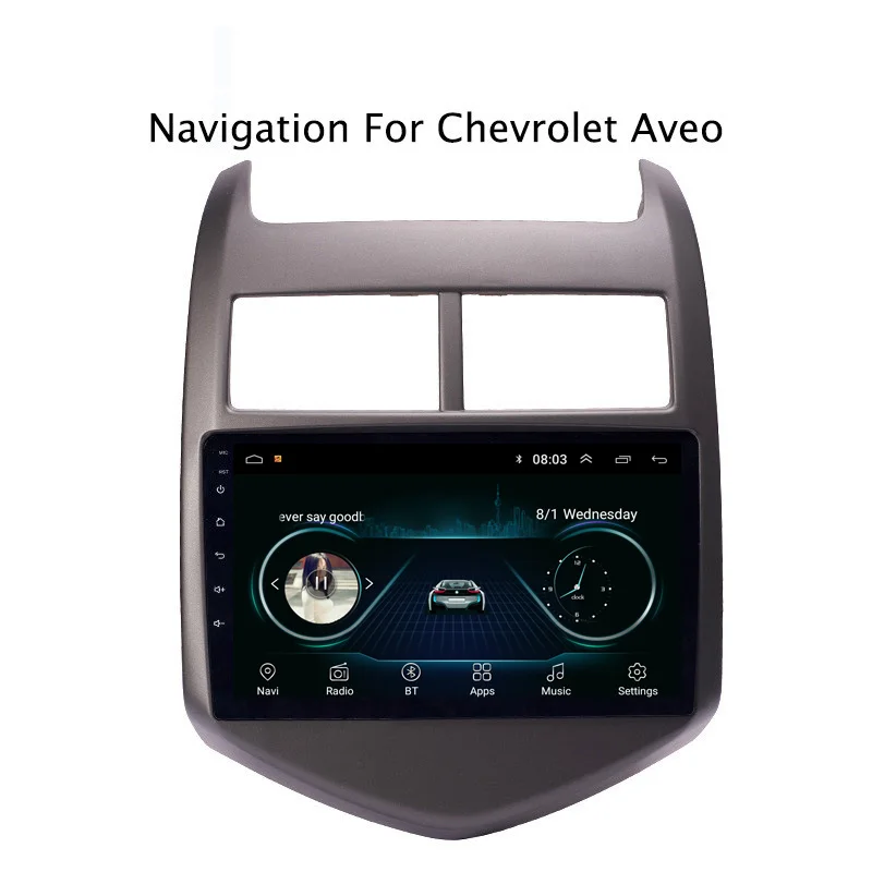 9 "2.5D IPS Android 8 1 автомобильный DVD GPS плеер для Chevrolet Aveo/Sonic 2011 2012 2013 Радио Стерео