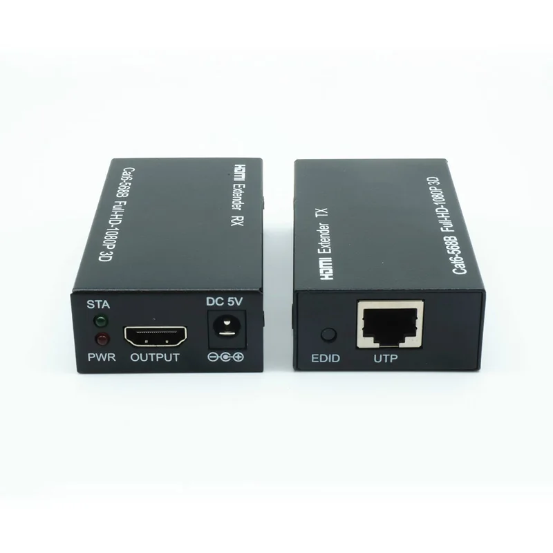 HDMI-совместимый удлинитель 1080P, приемник-передатчик, 60 м, через один Ethernet-кабель Cat6, RJ45, поддержка HD 3D для HDTV, DVD-плеера
HDMI-совместимый удлинитель 1080P, приемник-передатчик, 60 м, через один Ethernet-кабель Cat6, RJ45, поддержка HD 3D для HDTV, DVD-плеера