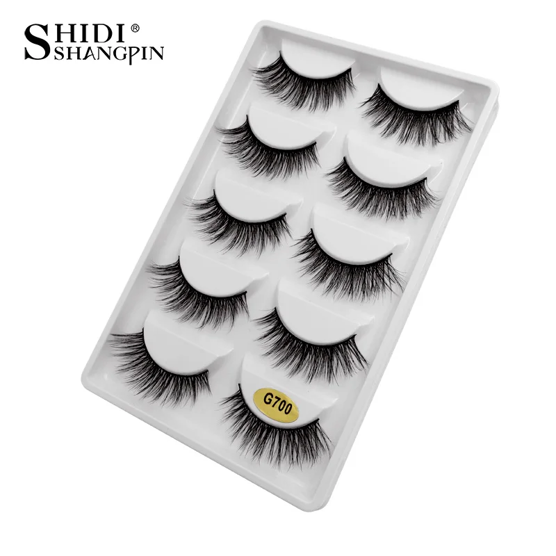 SHIDISHANGPIN 5 Pairs False Eyelashes Handmade Volume Lashes 3D Mink Lashes Makeup Natural Eyelashes Maquiagem Cilios G700
SHIDISHANGPIN 5 Pairs False Eyelashes Handmade Volume Lashes 3D Mink Lashes Makeup Natural Eyelashes Maquiagem Cilios G700
