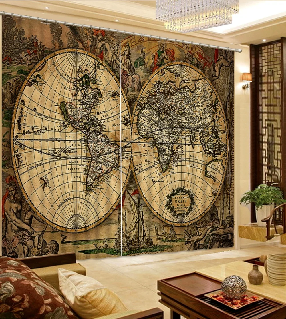 customize decoration curtain blackout curtains world map photo curtains 3d Living room bedroom window
customize decoration curtain blackout curtains world map photo curtains 3d Living room bedroom window