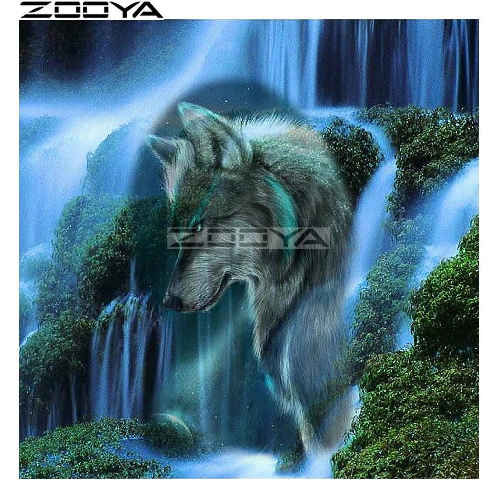 ZOOYA Round Diamond Painting Wall Sticker Diamond Embroidery Wolf Landscape Waterfall Pictures Of Rhinestone Cross-Stitch R1731
ZOOYA Round Diamond Painting Wall Sticker Diamond Embroidery Wolf Landscape Waterfall Pictures Of Rhinestone Cross-Stitch R1731