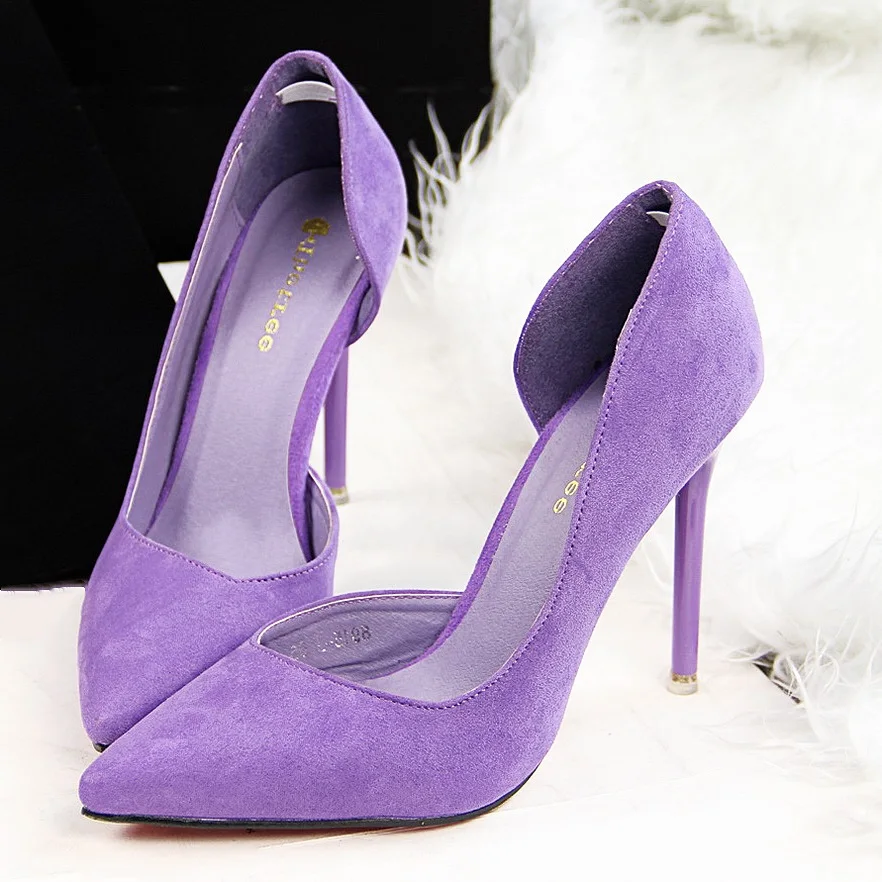Faux Suede Women Pumps High Heels Women Shoes Fashion Office Ladies Shoes Pointed Toe High-heeled Party Shoes Woman Stilettos
Faux Suede Women Pumps High Heels Women Shoes Fashion Office Ladies Shoes Pointed Toe High-heeled Party Shoes Woman Stilettos