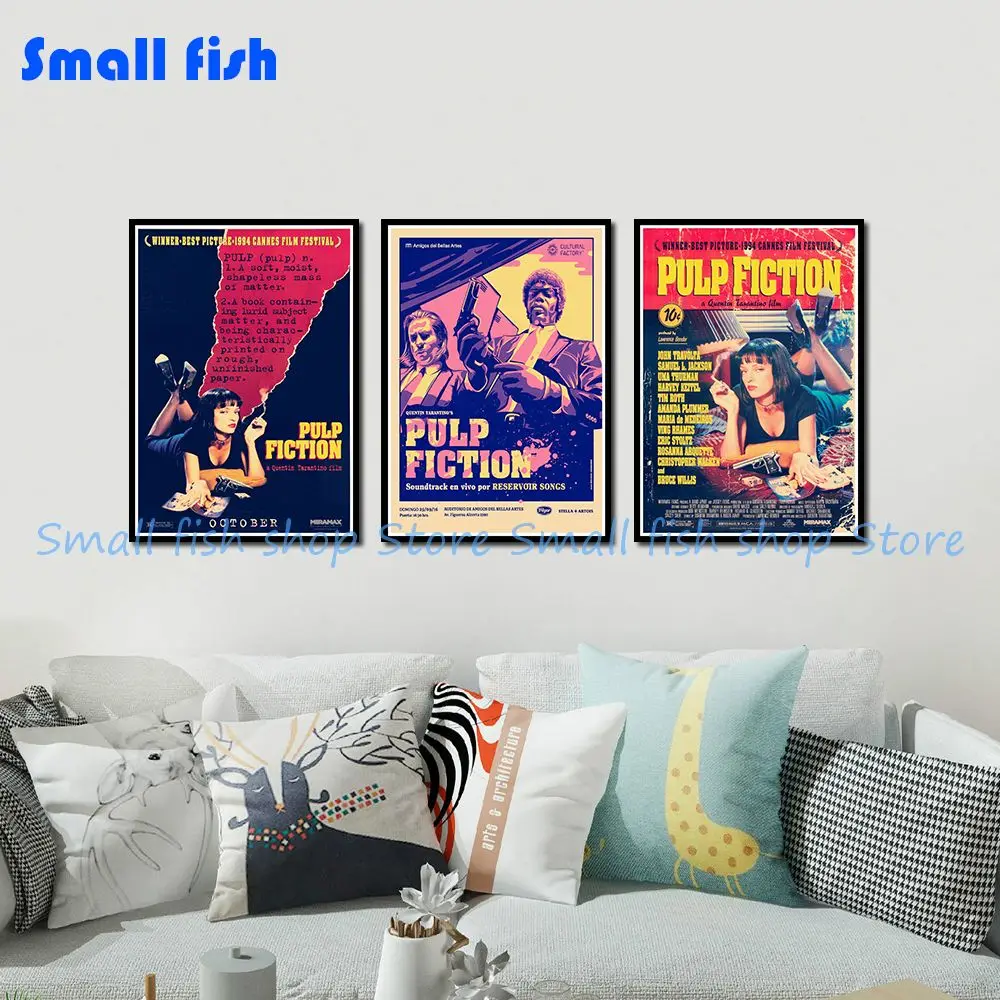 Pulp Fiction Retro Poster art Wall home Decoration Movie poster Wall stickers 42*30 cm
Pulp Fiction Retro Poster art Wall home Decoration Movie poster Wall stickers 42*30 cm