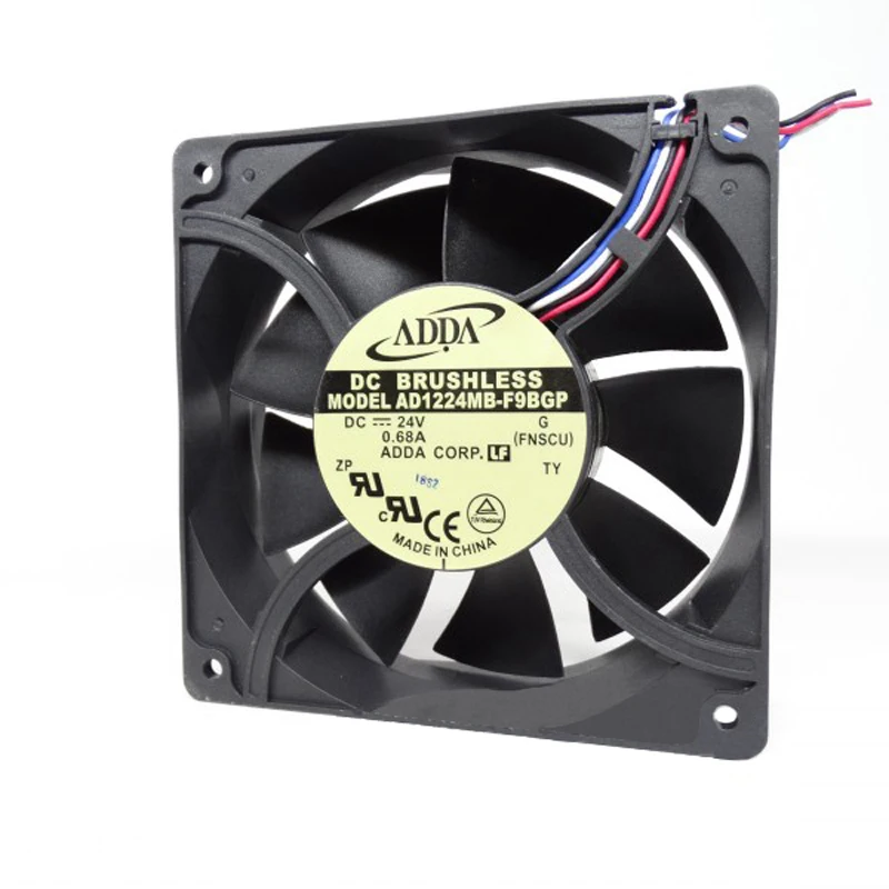 Оригинальный Для ADDA AD1224MB F9BGP 12038 120*120*38 мм DC 24V 0.68A четыре провода ШИМ Вентилятор