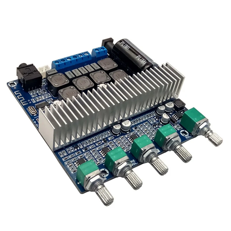 Плата аудиоусилителя сабвуфера TPA3116D2, Bluetooth 4,2, 2,1 каналов, 100 Вт + 50 Вт + 50 Вт 12-24 В
Плата аудиоусилителя сабвуфера TPA3116D2, Bluetooth 4,2, 2,1 каналов, 100 Вт + 50 Вт + 50 Вт 12-24 В