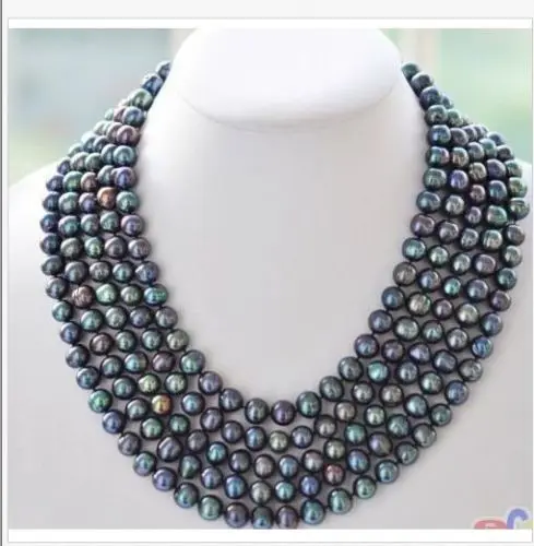 Beautiful NEW 8-9mm natural south seas black green multicolor pearl necklace 60inch Yellow Clasp
Beautiful NEW 8-9mm natural south seas black green multicolor pearl necklace 60inch Yellow Clasp