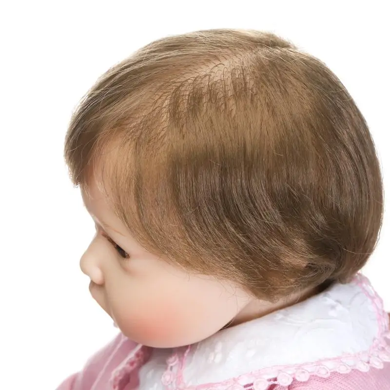 55 см bebe мягкая силиконовая кукла для новорожденных игрушки девочек реалистичные