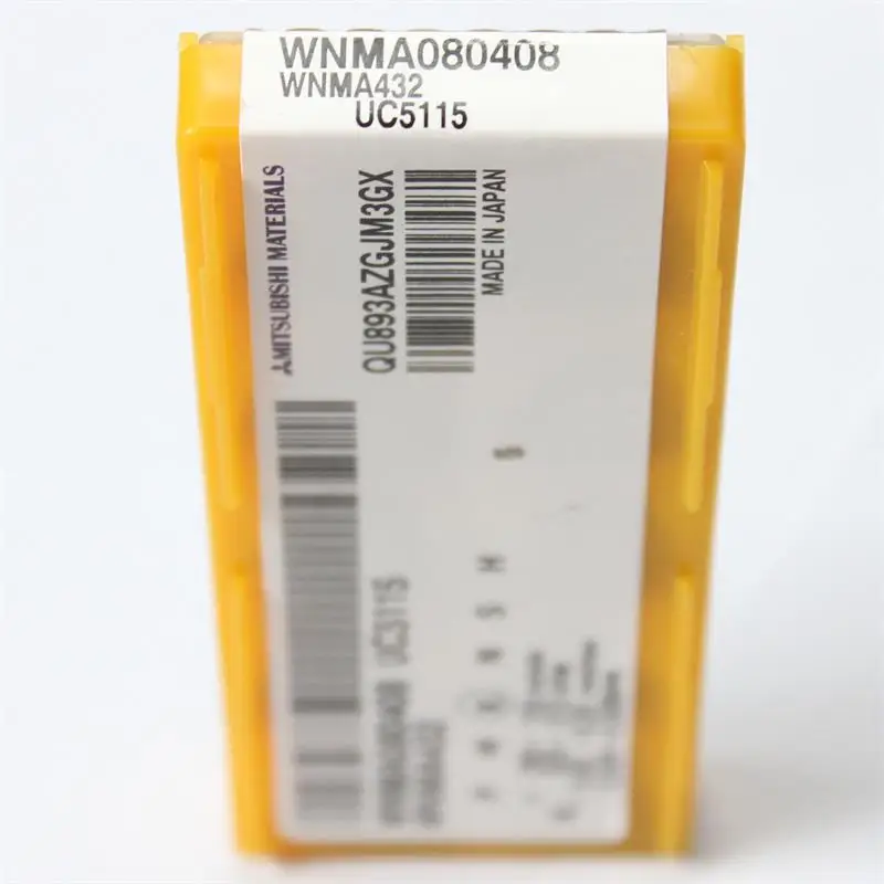 Lathe Machine Mitsubishi WNMA080408 UC5115 Turning Cutters Parting Tool Coated Carbide WNMA080408 UC5115 10pcs
Lathe Machine Mitsubishi WNMA080408 UC5115 Turning Cutters Parting Tool Coated Carbide WNMA080408 UC5115 10pcs