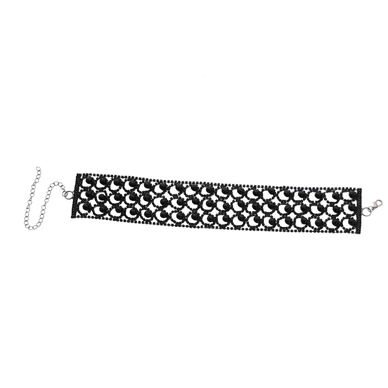 2018 Новый Воротник Чокеры Кристалл Rhinestone колье Цепочки и ожерелья s Для женщин