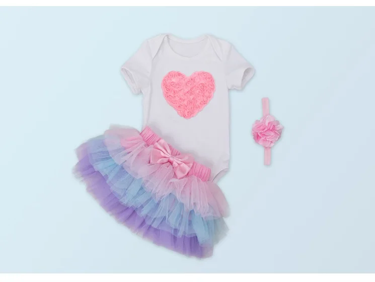 Детская Одежда для кукол reborn 50-57 см Детский костюм радужного цвета с милым
