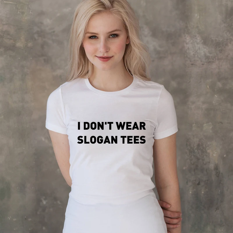 BLWHSA I Don't Wear Slogan Tees Printed T Shirt Women Cotton Summer Funny Slogan T-shirt Women's Slogan Tees Gift For Him
BLWHSA I Don't Wear Slogan Tees Printed T Shirt Women Cotton Summer Funny Slogan T-shirt Women's Slogan Tees Gift For Him