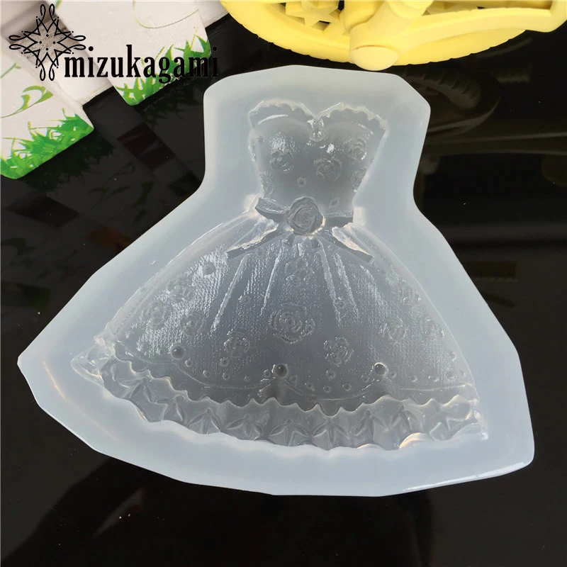 1pcs UV Resin Jewelry Liquid Silicone Mold Wedding Dress Clothing Resin Molds For DIY Intersperse Decorate Making Molds
1pcs UV Resin Jewelry Liquid Silicone Mold Wedding Dress Clothing Resin Molds For DIY Intersperse Decorate Making Molds