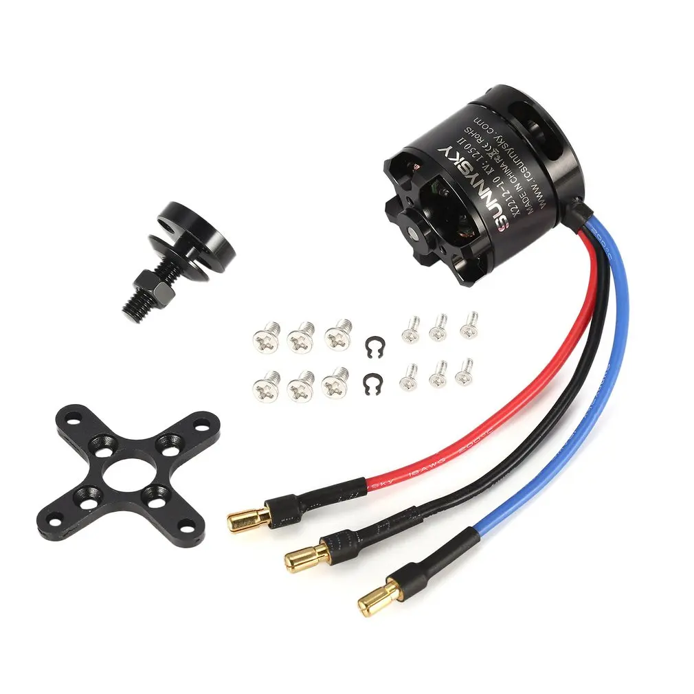 SUNNYSKY X2212 1250KV II 2-4S бесщеточный двигатель с коротким валом для RC 400-800g фиксированным