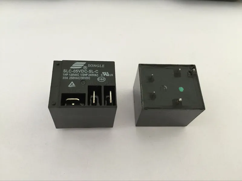 10 шт. T91 SLC-05VDC-SL-C черный Электрический реле мощности PCB 30A 250VAC 5pin Новый
10 шт. T91 SLC-05VDC-SL-C черный Электрический реле мощности PCB 30A 250VAC 5pin Новый