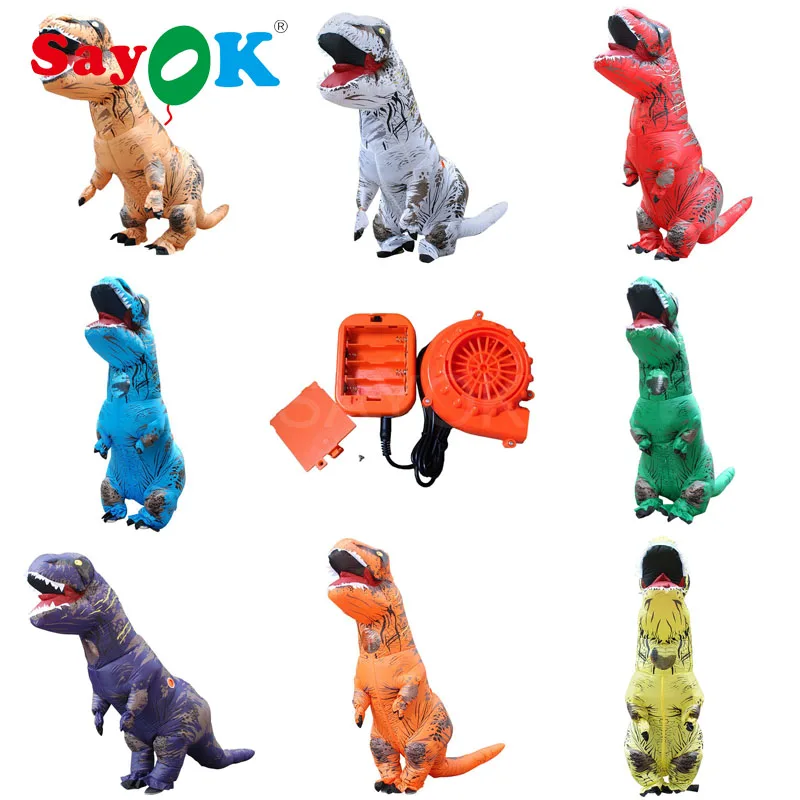 Надувной динозавр T REX костюмы Blowup T-Rex динозавр Хэллоуин надувной костюм талисман Карнавальный костюм для взрослых
Надувной динозавр T REX костюмы Blowup T-Rex динозавр Хэллоуин надувной костюм талисман Карнавальный костюм для взрослых