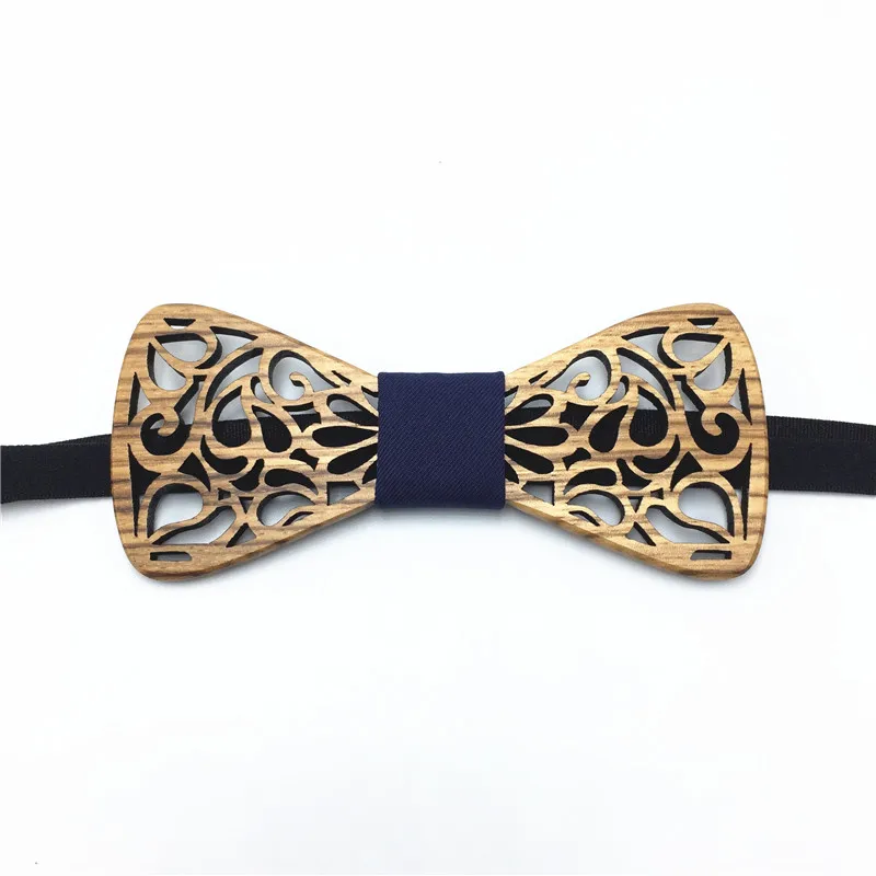 2018 hot Wood Bow Ties for Mens Wedding Suits Wooden Tie Butterfly Shape Bowknots Gravatas Slim Cravat | Аксессуары для одежды