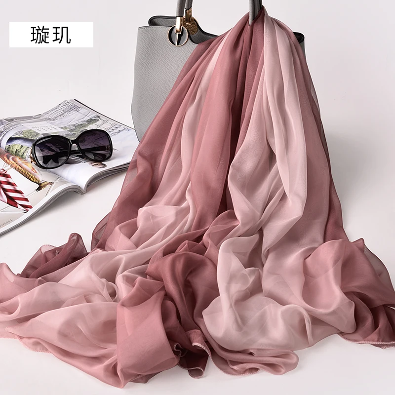 Scarf Women Spring Autumn Season Gradually Changing Color Lady Shawl Plus Size Chiffon Stoles High Quality Fashion Tippet H3024
Scarf Women Spring Autumn Season Gradually Changing Color Lady Shawl Plus Size Chiffon Stoles High Quality Fashion Tippet H3024