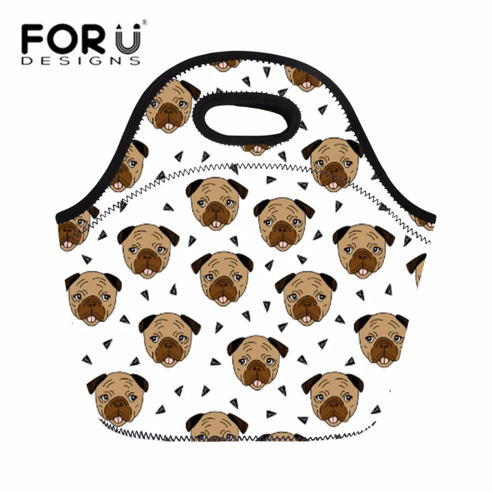 FORUDESIGNS Portable Insulated lunch Bag Thermal Food Picnic Lunch Box for Women kids Girls Pug Dog Cooler Handbag Tote Storage
FORUDESIGNS Portable Insulated lunch Bag Thermal Food Picnic Lunch Box for Women kids Girls Pug Dog Cooler Handbag Tote Storage