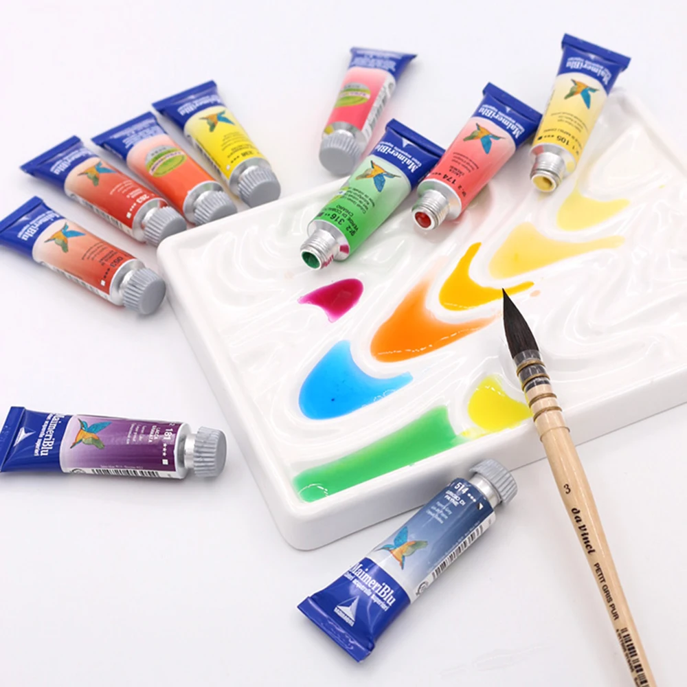 1pcs Resin Artist Paint Palette Imitation ceramic square Designed Tray for Watercolor Gouache Painting Wave pattern
1pcs Resin Artist Paint Palette Imitation ceramic square Designed Tray for Watercolor Gouache Painting Wave pattern