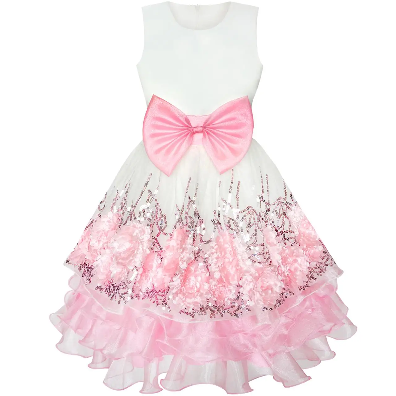 Sunny Fashion платья для девочек новогодние костюмы Цветок Девушка Платье Розовый Цехин Размерный Цветы Галстук-бабочка Карнавальное шествие 2020 ...
Sunny Fashion платья для девочек новогодние костюмы Цветок Девушка Платье Розовый Цехин Размерный Цветы Галстук-бабочка Карнавальное шествие 2020 ...
