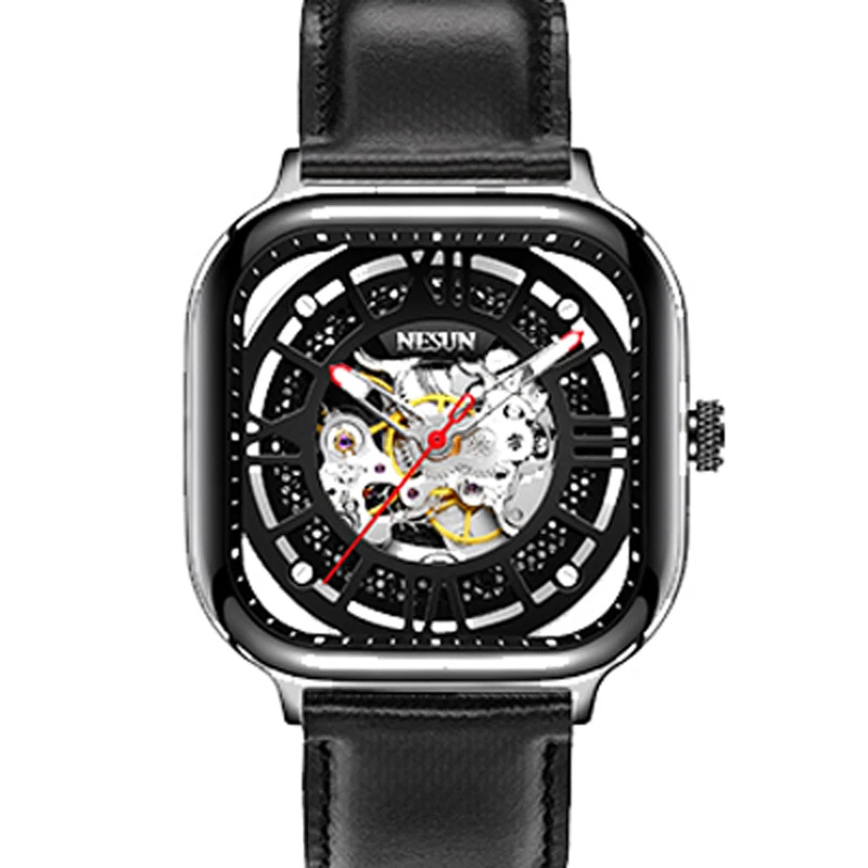 Switzerland Luxury Brand Men's Watches NESUN Automatic Mechanical Watch Skeleton Clock Men Waterproof relogio masculino N9500-5
Switzerland Luxury Brand Men's Watches NESUN Automatic Mechanical Watch Skeleton Clock Men Waterproof relogio masculino N9500-5