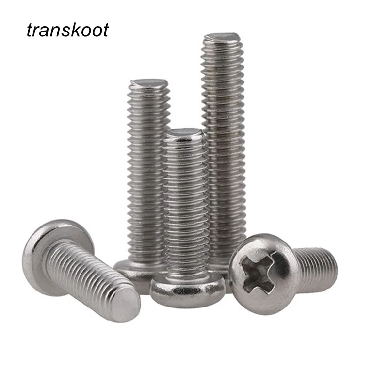 50Pcs M2 M2.5 M3 M4 ISO7045 DIN7985 GB818 Stainless Steel Cross Recessed Pan Head Screws Phillips Screws Bolts
50Pcs M2 M2.5 M3 M4 ISO7045 DIN7985 GB818 Stainless Steel Cross Recessed Pan Head Screws Phillips Screws Bolts
