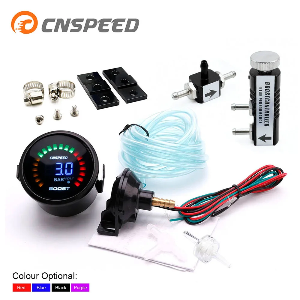 Цифровой автомобильный турбоизмеритель CNSPEED YC101338 настраиваемый привод 1-30 PSI 2