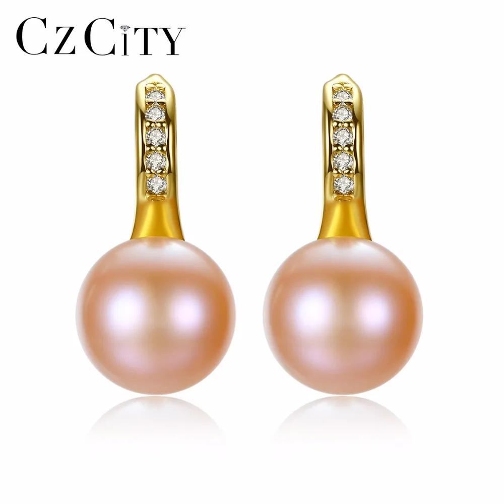 CZCITY Classic Jewelry 925 Sterling Silver Real 8-8.5mm Freshwater Pearl Stud Earrings for Women Party Wedding Accessories Gift
CZCITY Classic Jewelry 925 Sterling Silver Real 8-8.5mm Freshwater Pearl Stud Earrings for Women Party Wedding Accessories Gift